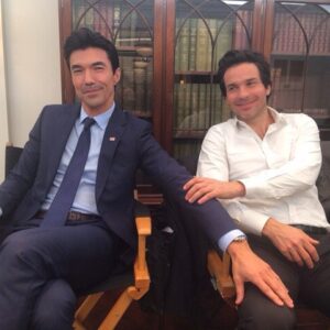 Ian Anthony Dale Instagram - Proof it’s not always adversarial. #teamharrius #salvation @salvationcbs photo credit: Liz Kruger