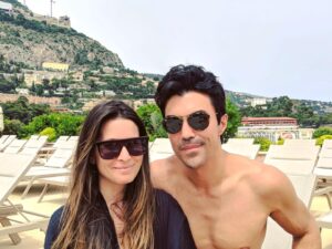Ian Anthony Dale Instagram - Fun afternoon hanging poolside at the @montecarlobay getting tips from @eltexmex on how to be a parent AND maintain the perfect tan. Clearly @nicgarippodale and I have yet to master that talent. Great start to the @festivaltvmonte_carlo weekend! #H50