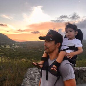 Ian Anthony Dale Instagram - Teaching my son about the #Mana and the #’Āina just as my #Hawaiian brothers and sisters have done with me. We #standwithmaunakea #maunakea