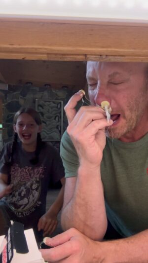 Ian Ziering Instagram - Part 2 of my Nose Hair wax experience with Penna Mae 
#girldad #dadlife #dad