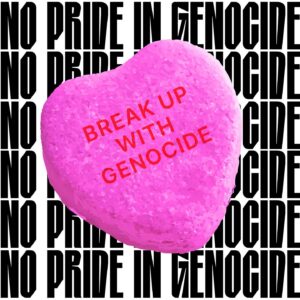Ianne Fields Stewart Instagram - We urgently call on LGBTQIA2S  organizations to break up with genocide and publicly support the fight for Palestinian liberation. 

Organizations like GLAAD, GLSEN, HRC, PFLAG, The Trevor Project, and others must use their influence to end the ongoing violence. Silence on the death toll in Gaza signals complicity in genocide.

We call on LGBTQIA2S  individuals, groups, and leaders to:

Publicly denounce the use of pinkwashing to justify the occupation and genocide of Palestinians; 
Immediately boycott, divest from, and sanction the systems and entities that enable the genocide, including severing ties with weapon manufacturers and donors profiteering off genocide; 
Call for an immediate and permanent ceasefire, to lift the siege and for all food, clean water, supplies, and medical support be allowed into Gaza; 
Publicly denounce the increased surveillance the Israeli Occupation Forces use against Palestinian queers; 
Call for the release of all political prisoners being held by the Israeli occupation; 
Use their platforms to call for an end to all imperialism and occupation, from the river to the sea, from Turtle Island to Palestine. 
We stand in solidarity with queer Palestinians facing violence and demand: BREAK UP WITH GENOCIDE.

This includes the ongoing genocides in Gaza, Sudan, Myanmar, Congo, Turtle Island, China, Ethiopia, Iraq, Syria, and others worldwide.