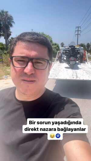 İbrahim Büyükak Instagram - Bir sorun yaşadığında direkt nazara bağlayanlar😂🧿