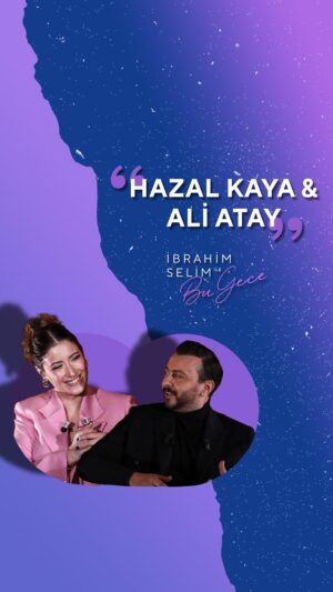 İbrahim Selim Instagram - Hanımlar beyler, diyelim ki tüm konuklarımıza bir bahane buldunuz izlemediniz; çok merak ediyoruz bu haftaki konuklarımızı izlememek için nasıl bir bahane bulabilirsiniz? Bulamazsınız! Çünkü biz 100 kişiye sorduk 1 tane mantıklı bahane uyduramadılar çünkü onlar da bizim gibi hayran hayran izlediler🤩 Alkışlarınızla karşınızda Hazal Kaya ve Ali Atay! Açık kapı konuğumuz @cagankeskin de bizlerle olduğu İbrahim Selim ile Bu Gece Pazar 12.00’de yayındaa!!!!