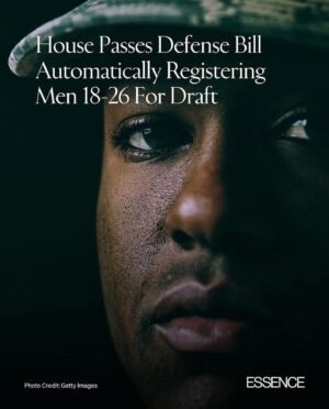 Ibram X. Kendi Instagram - But House Republicans routinely reject bills that automatically registers young people to vote. They claim to be about protecting freedom. Freedom to fight and die for their wars. Not freedom to vote and push for our rights.

*If passed by the U.S. Senate and signed by President Biden, which are highly unlikely, the bill would automatically registers young men for the Selective Service. This database would be used in the advent of the U.S. bringing back military conscription, or the draft.