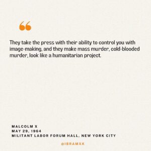 Ibram X. Kendi Instagram - On this day, in 1965, five assassins murdered Malcolm X at the Audubon Ballroom in New York City. But they did not silence his words. Malcolm’s words still ring with relevance for our time.

These quotes are from MALCOLM X SPEAKS, a collection of Malcolm’s speeches and statements, mostly from the last year of his life. I wrote the introduction for a new edition that dropped yesterday.