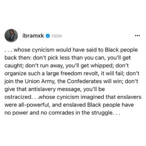 Ibram X. Kendi Instagram - A word of #radicalhope on #Juneteenth. 👊🏿