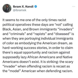 Ibram X. Kendi Instagram - It is striking. #racism #xenophobia #modelminoritymyth