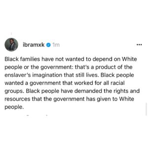 Ibram X. Kendi Instagram - The Black family is indestructible.