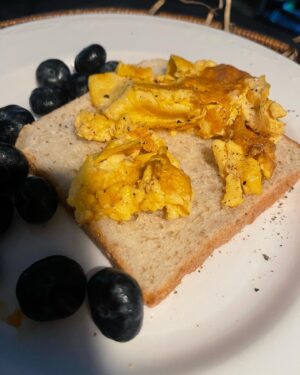 Ida Nerina Instagram - My beautiful child… who’s terrified of the stove… made me this gorgeous breakfast of scrambled eggs for Mothers Day… you know you’re doing a great job when your kid conquers their fear out of love…  I am truly truly blessed