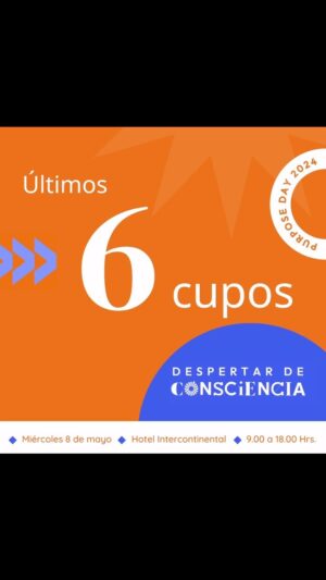 Ignacio Gutiérrez Instagram - Últimos días y últimos cupos para nuestro PurposeDay 2024!!! Te esperamos este 8 de mayo de 9:00 a 18:00 en el Hotel Intercontinental para vivir un día lleno de conocimiento, networking, emociones y mucho sentido.

Cada día somos más personas sintiendo un llamado a aportar al mundo desde nuestro trabajo, sintiendo la necesidad de generar relaciones significativas al interior de la organización, queriendo desarrollarnos y crecer.

Por eso nace y existe el PurposeDay, como un espacio de encuentro entre las personas que creen en el propósito y buscan vivirlo en su trabajo.

Consigue tu entrada en el primer link de nuestra BIO.

#propositoempresarial #propositoorganizacional #proposito #empresasb #despertardeconsciencia #purposely #cultura #liderazgo #eventos #consciencia