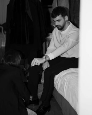 Ignazio Boschetto Instagram - Tonight #Capolavoro in black and white 🌟

#Sanremo2024
#Capolavoro 🌟