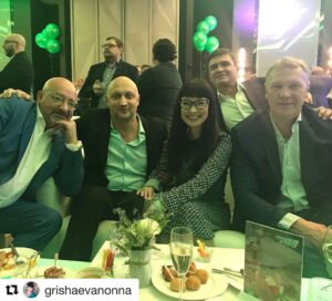 Igor Lifanov Instagram - #Repost @grishaevanonna
・・・
Нашей дружной компанией, поздравляем канал НТВ с Юбилеем!!!🤘😍#юбилей #25летнтв #гошакуценко #игорьлифанов #анатолийжуравлёв #сергейбагиров #курснантв #хаяттриджерси