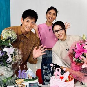 Ikki Sawamura Instagram - .
水野美紀さんと一緒にお祝いしてもらいましたよー。

見た目ジオラマのような高いクオリティーのケーキは、味もハイクオリティでした！！

#突然ですが占ってもいいですか