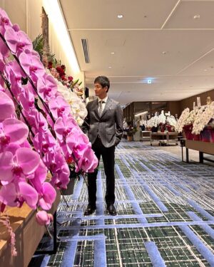 Ikki Sawamura Instagram - .
もの凄い数の蘭の花。
色と香りが圧巻でした。

シェラトン鹿児島のオープンセレモニー会場。