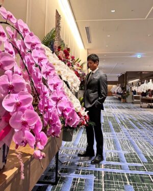 Ikki Sawamura Instagram - .
もの凄い数の蘭の花。
色と香りが圧巻でした。

シェラトン鹿児島のオープンセレモニー会場。