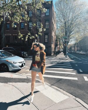 Ilana Becker Instagram - long story skort.✂️