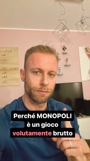 Immanuel Casto Instagram - Ispirato dall’articolo di @geekqueer per @autmagazine2023 - racconto l’origine del Monopoli, sul piano del game design.