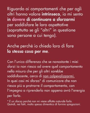 Immanuel Casto Instagram - Riflessioni personali sul rapporto tra caratteristiche immodificabili e aspettative sociali.

Per quanto il post sia sviluppato sul tema della neurodivergenza, può forse essere generalizzato a tutte le caratteristiche che una persona ha la consapevolezza di non poter cambiare.

#neurodivergent #autismo #masking #neurodiversity