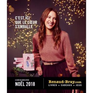 India Desjardins Instagram - En couverture du catalogue de Noël de @renaudbray avec le tome 9 d’Aurélie! 🎄 .
.
.
.
#aurelielaflamme #aurélielaflamme #youngadultbooks #litteraturejeunesse #librairie #noel #christmas