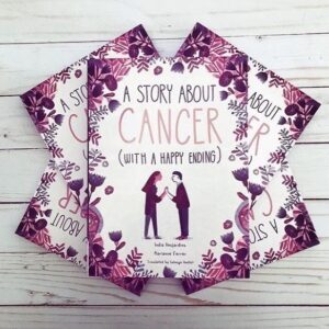 India Desjardins Instagram - Je suis super fière d'annoncer que mon livre Une histoire de cancer qui finit bien (A story of cancer with a happy ending, publié par @quartokids et illustré par @marianneferrer.jpg ), a été choisi par le @EmpathyLabUK, un organisme britannique qui fait la promotion de la lecture chez les jeunes pour les aider à développer leur empathie! 
J’adore leur description du livre 💜: Cancer seen from the perspective of a 15-year-old who longs for people to see beyond the illness to who she really is. Wonderful illustrations enhance the text and it ends on a reassuringly positive note.

#readforempathy