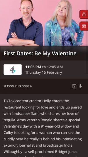 India Willoughby Instagram - Ooo - this looks good! #FirstDates #BeMyValentineSpecial 😊🌺❤️🏳️‍⚧️