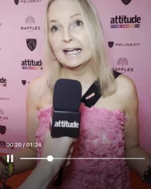India Willoughby Instagram - My punk dress for the #AttitudeAwards 🧷🧷🧷🧷🧷