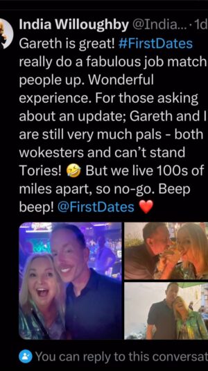 India Willoughby Instagram - @FirstDates #FirstDates ❤️