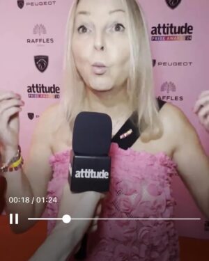 India Willoughby Instagram - My punk dress for the #AttitudeAwards 🧷🧷🧷🧷🧷
