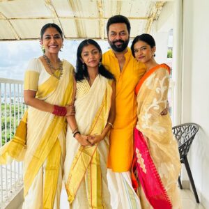 Indrajith Sukumaran Instagram - HAPPY ONAM.. ❤️🌼💫🧿