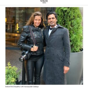 Indrani Pal-Chaudhuri Instagram - Thanks again @vogueindia for this feature, and for featuring some of my more unexpected collaborations with brilliant artists whom I am grateful for, including @kimkardashian for #KeepAChildAlive, @PriyankaChopra for #GirlRising India, @britneyspears, @NaomiCampbell, and the incomparable @nawazuddin._siddiqui Thanks for inspiring and trusting this international woman artist!