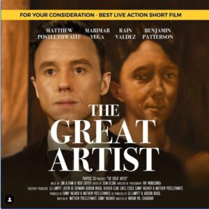 Indrani Pal-Chaudhuri Instagram - Just returned from an extraordinary fortnight in Europe - celebrating our film screening at the #Cannes Film Festival of The Great Artist, in the Roger Ebert Conference Center at The American Pavilion, a finalist in the Emerging Filmmaker Showcase.

Thanks again to our brilliant stars: @MatthewPostlewaithe -resplendent here on the Cannes red carpet - @rainvaldez @MarimarVega, @Benjaminpatterson, @missjnblack, @diimondsareforever and thanks to our amazing cast and crew, who worked so well together in spite of huge constraints, winning over 36 awards, and raising much-needed awareness for #DID and #mentalhealth support, especially in #LGBTQ and #BIPOC communities.

"Every star needs darkness to shine...The film tackles this directly by offering us glimpses into the artist’s creative process and how each personality plays a part in the creation of the piece...we see the strain this places on his handlers, therapist and specifically one of his romantic relationships... Successfully executing a piece with such a complex message and handled with great empathy... It manages to humanize not only the illness of DID but to humanize the idea of an artist as well. That behind the carefully constructed work of beauty, lies the turmoil and sorrow that one had to endure to produce it." -Christopher Henry, The Blunt Post.

Director: @indranipc Indrani Pal-Chaudhuri 
Producer: @isunny
Co-Producer/Exec Producer: @DJLampitt
Co-Producer/Exec Producer: @addisonbrasil
Exec Producer: @justindebernardi @mcfeather90 @alexanderday
Cinematographer: @artificialray
Editor: @sean.r.olson
Music: @jonalthammusic 
Score by: @Richicartermusic
Makeup, Hair & Grooming: @jeninovak
Wardrobe: @ishkish @simar_526 @sethchernoff
AD: @SkylerBible
Trailer Editor: @edwardsfilmproduction
Art: @official_nojan_art
Vocals (BRAVE): Pia Toscano

https://lnkd.in/gPNTsaGv
https://lnkd.in/gmMDNyhf

#cannes2022 @festivaldecannes @thegreatartistfilm #lgbtqpride #bipocfilmmakers #femaledirector #BIPOCdirector #lgbtqfilmmakers #lgbtqfilm #dissasociativeidentitydisorder #tga #film #artist #art #shortfilm #contemporaryart #movie #star #filmmakerslife #artist