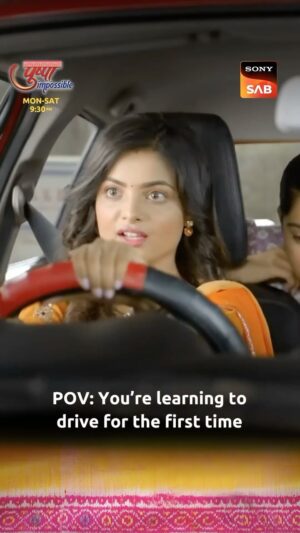 Indraxi Kanjilal Instagram - Who taught you to drive at first?

Tag & Thank them in the comments 

Dekhiye #Pushpalmpossible, Mon-Sat raat
9:30 baje, sirf Sony SAB par.
#Pushpalmpossible #SonySAB
#PushpalmpossibleOnSAB #Entertainment #WatchNow #Reels #ReelsInstagram #Drama