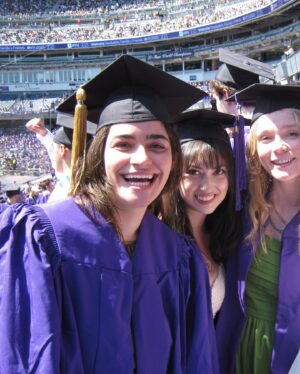 Ines Høysæter Asserson Instagram - oops jeg bada!
happy grad everyone💜
#nyu2023 #nyugraduate