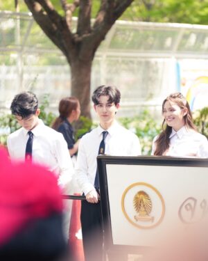 Ingkarat Damrongsakkul Instagram - ดีใจที่ได้เป็นส่วนหนึ่งของงานครั้งนี้นะคั้บบ🫶🏻หัวใจน้องพี่สุดๆ

ขอบคุณพี่ฟิลสำหรับภาพสวยๆนะครับบบ @phil_siri 
#งานฟุตบอลสานสัมพันธ์จุฬาธรรมศาสตร์ #cutuunityfootballmatch2024