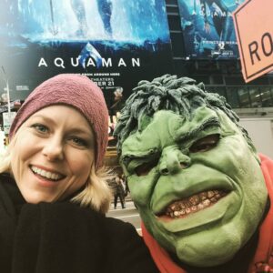Ingrid Bolsø Berdal Instagram - Times Square. The Stormtrooper, Spider-Man and Iron Man charged money, but this one insisted to do one for free. I always new you were kind, good green one. Even with golden teeth.