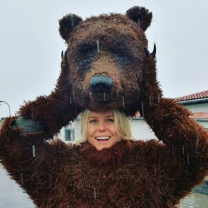 Ingrid Bolsø Berdal Instagram - Behind the scenes from shooting "The Bear" directed by @johannesstjarnenilsson.