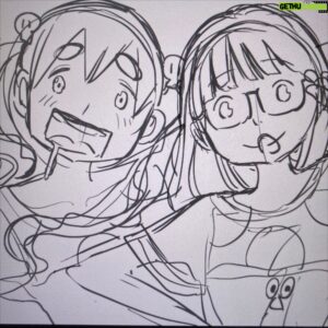 Inio Asano Instagram - 単行本カバーイラストのラフ。