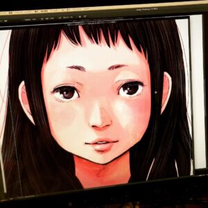 Inio Asano Instagram - たまには化粧の薄い女の子も。