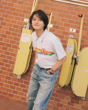 Inoue Sora Instagram - ・
 #mini 6月号 に掲載して頂いております。

全身 #ヒステリックグラマー の服を着て。
夏っぽく水色のシャツに薄い色のデニム。
とっても楽しい撮影でした😏

ぜひお手元に🤲🙇🏻‍♂️

@mini_tkj 
@hystericglamour_tokyo