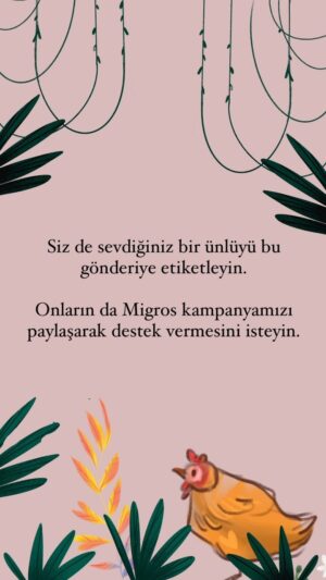 İpek Ayaz Kortunç Instagram - Binlerce masum hayvanın birkaç kuruş kar için kafeslerde tutulmasını istemiyoruz. ✊🏼

Migros, bir an önce kafes yumurtasını tedarik zincirinden çıkarmak üzere bir taahhüt yayımlamalı. Migros’un bu konuda bir adım atması için ne kadar kararlı olduğumuzu gösterelim. Lütfen şimdi duyarlı bir ismi bu gönderinin altına etiketleyin.

Kafeslerdeki tavukların kendilerini savunabilecek güçleri yok. Bunu biz yapmalıyız! Hep birlikte bu eziyete dur diyeceğiz. 💪🏼

Çok kıymetli destekleriniz için teşekkür ederiz! 🧡@cigdembatur @benlihazal @eftalya.muzik @ipekayko