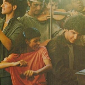 Irene Cara Instagram - Me & Lee Curreri on the iconic #Fame movie poster 📽 #cocohernandez #birthdayfun #irenecara #fbf