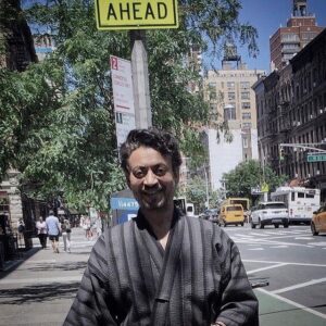 Irrfan Khan Instagram - Kimono walk Newyork street shooting for the movie  #thepuzzle . #actorslife #newyork #shooting