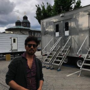 Irrfan Khan Instagram - On the base camp at Yonkers for the shoot of #thepuzzle #actorslife #newyork
