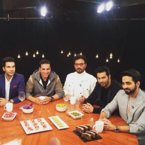 Irrfan Khan Instagram - Great fun catching up with @akshaykumar after such a long time. You are so wonderful and are making brilliant choices @varundvn ! Great conversations with @rajkummar_rao and @ayushmannk ... the new gen fantastic actors :-) Thanks @rajeevmasand for getting us all together !!