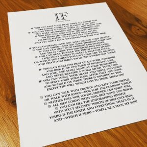 Isaac Hanson Instagram - My favorite poem. My fathers favorite poem. I hope you can hear the beauty and strength, the humility and sacrifice with-in this poem.

I cry every time I read it!

#poetry #poem #beauty #truth #men #masculine #progeny #family #love #truth #love #hanson #mywife #mywife #mylove❤️ #mylove

#rudyardkipling #if