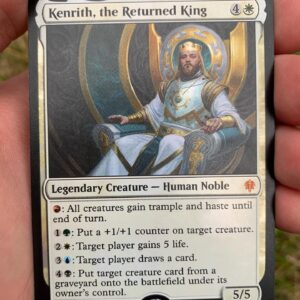 Isaac Hempstead-Wright Instagram - All hail the king…Thanks to @wizards_magic for the Throne of Eldraine buy-a-box card reveal! Play now on Magic: The Gathering Arena. #Sponsored #MTGEldraine #MagicTheGathering #MTGArena