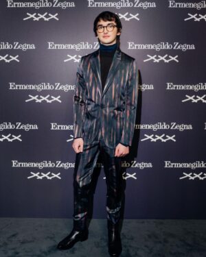 Isaac Hempstead-Wright Instagram - Thank you @zegnaofficial ! 🙌 #zegnaxxx #zegnafw20 #ad