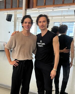 Isaac Hernández Instagram - So brilliant to see you again after all this time Max @irinamaxemma and thank you for a wonderful class @stepsonbroadway