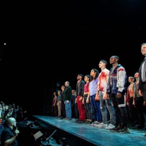 Isaac Powell Instagram - Today marks a year since @westsidestorybway played for its first audience so I’m taking a slow stroll down memory lane. If it weren’t for the pictures I would swear I dreamt the whole thing up. Thinking of the whole cast and crew today. Love y’all big time ✈️🦈 #tbt