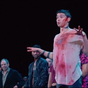 Isaac Powell Instagram - I heard it’s #worldtheatreday so here’s a throwback to our first curtain call for @westsidestorybway. This was one of the most incredible nights of my life—just as it surely was for my 32 friends and cast mates who made their broadway debuts that night.